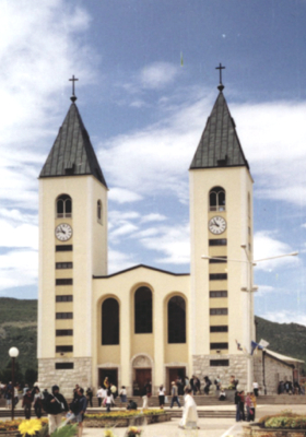 L’église Saint-Jacques de Medjugorje.