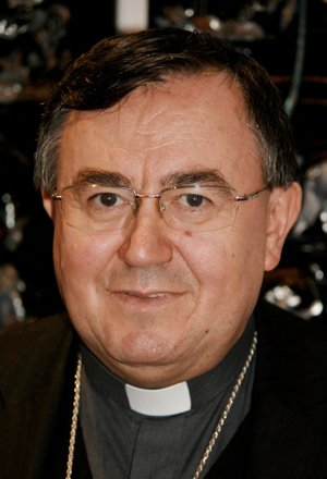 Le cardinal Vinko Puljić, archevêque de Sarajevo, président de la Conférence épiscopale de Bosnie-Herzégovine et membre de la Commission d’enquête internationale sur Medjugorje.